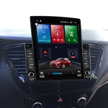 64G Android 10 Для Hyundai Solaris Verna Accent 2017 Сенсорный Экран Аудио Радио Автомобильный Мультимедийный Навигатор Головное Устройство Tesla Player GPS