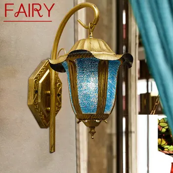 Сказочный настенный светильник в Юго-Восточном Богемном региональном стиле, креативный стеклянный прикроватный светильник-бра для домашней спальни