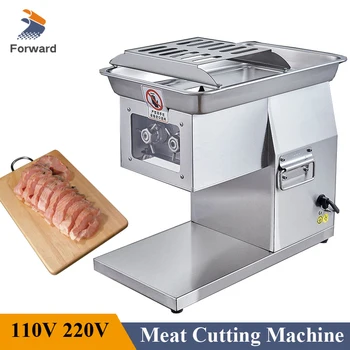 Настольная машина для резки мяса, Автоматическая мясорубка из нержавеющей Стали, измельчитель овощей, коммерческая мясорубка