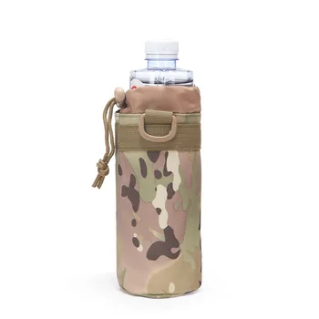 Уличная портативная карманная сумка для бутылки с водой для кемпинга, верховой езды, пеших прогулок, охотничьих принадлежностей, сумка для чайника для тактического рюкзака MOLLE