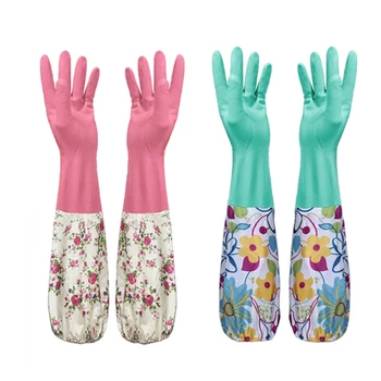 Кухонные перчатки для уборки, аксессуар для резиновых защитных перчаток для чистки, гаджет 29EF