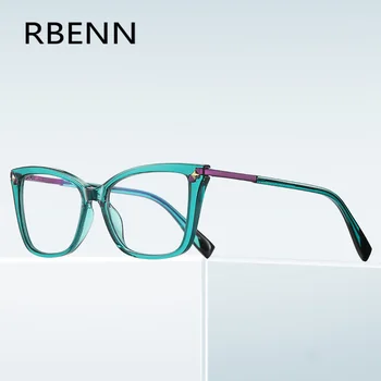 RBENN 2023 Новый Дизайн, Очки Для чтения С Голубым Светом, Женская Мода, Фотохромные Очки с Кошачьим Глазом, TR90, Компьютерные Ридеры +1.75