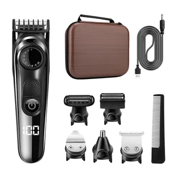 Многофункциональная машинка для стрижки волос, электрическое устройство для стрижки волос в носу с триммером для бакенбард для мужчин