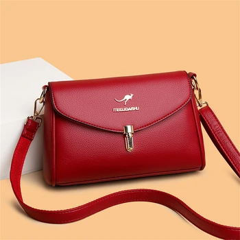 Высококачественные кожаные сумки через плечо, женские сумки, дизайнерские маленькие сумочки и кошельки, женская роскошная брендовая сумка через плечо Sac