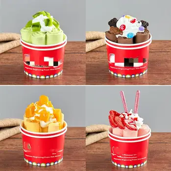 Имитационная модель мороженого модель жареного йогурта модель йогуртового рулета модель жареного мороженого модель поддельных фруктовых рулетов жареного мороженого