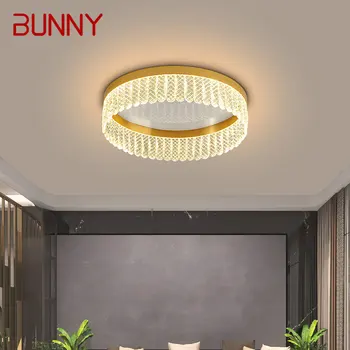 Потолочные светильники BUNNY Nordic LED Modern Vintage Light, Роскошный Хрустальный Креативный светильник для декора дома, гостиной, спальни