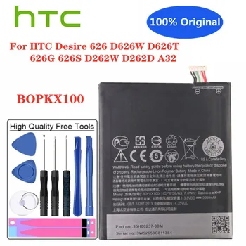 Новый 100% Оригинальный Аккумулятор BOPKX100 2000mAh Для HTC Desire 626 D626W D626T 626G 626S D262W D262D A32 Аккумуляторы Для телефонов Bateria