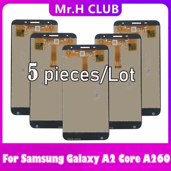 Оптовая продажа 5 шт Оригинальный 5.0 для Samsung Galaxy A2 Core A260 LCD SM-A260F / DS A260F A260G Дисплей с Сенсорным Экраном и Цифровым Преобразователем в сборе