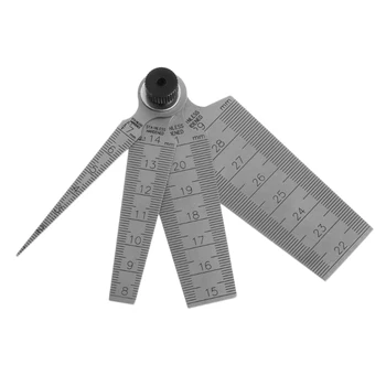 инструмент для измерения конусности зазорного отверстия 0 мм-29 мм, Линейка для проверки глубины 80 мм L15
