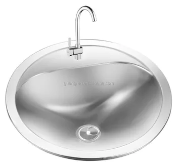 Раковина для мытья рук из нержавеющей стали, раковина для ванной комнаты GR-564 450 x 160 мм