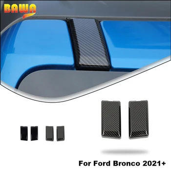Накладка Передней Винтовой Крышки BAWA Для Ford Bronco 2021 2022 2023 Украшения Защитный Чехол Аксессуары Для Экстерьера Автомобиля
