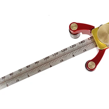 Измерение высоты рисования линии круга 3 В 1 Многофункциональный деревообрабатывающий инструмент для рисования линии своими руками Вспомогательные инструменты для деревообработки