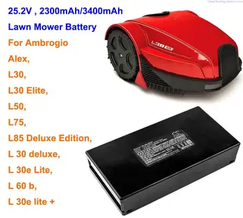 Аккумулятор для газонокосилок OrangeYu 2300 мАч/3400 мАч для Ambrogio Alex, L30, L30 Elite, L50, L75, L85 Deluxe, L 60 b, Для Tech Line D7