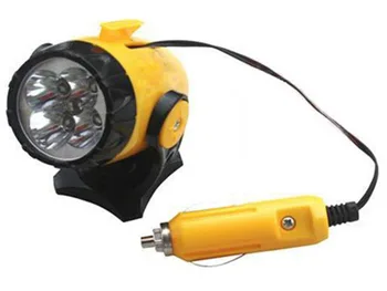 аварийное освещение автомобиля светодиодная лампа для ремонта автомобильных ночных неисправностей Магнит рабочая лампа Мини магнитный прикуриватель освещение питания DC12V