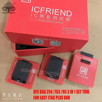 2022 оригинальный новый набор ICFriend 3 в 1 считыватель микросхем UFS (ufs bga 254 153 2 в 1 и bga95) для z3x Easy JTAG Plus Box