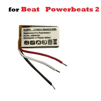 Замена 90 мАч AHB481221 Аккумулятор для Beates Powerbeat 2 Беспроводной 3,7 В Аккумулятор PB2 3 Powerbeats 3 bluetooth Наушники