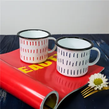 Эмалевая японская роспись тушью, ретро-ностальгическая кружка, офисная чашка для чая, кофейная чашка, чашка для воды