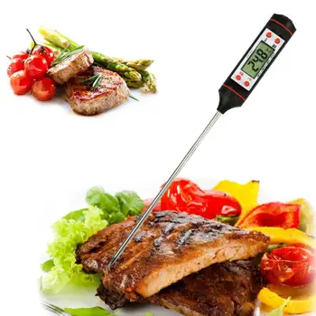Цифровой термометр, кухонный термометр для мяса, воды, молока, зонд для приготовления пищи, барбекю, Электронный термометр для духовки, Кухонные инструменты