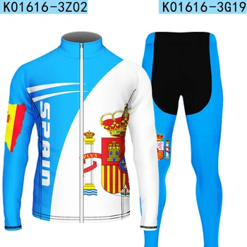2023 Мужские велосипедные комплекты с длинным рукавом, Велосипедная одежда с синим принтом, Дышащая одежда для горного велоспорта Ropa Ciclismo