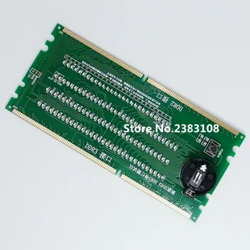 Совершенно новая настольная материнская плата DDR2 DDR3 Тестер слотов оперативной памяти со светодиодом