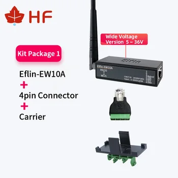 Самые маленькие Беспроводные Сетевые устройства Elfin-EW10A-0 Modbus TPC IP С функцией RJ45 RS232 к Последовательному серверу WIFI