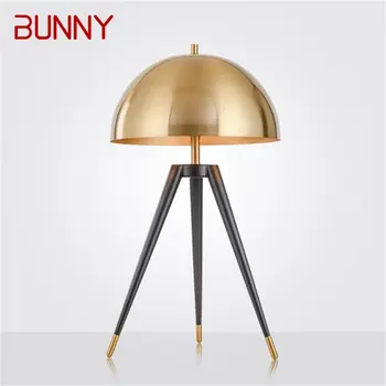 Современный настольный светильник BUNNY, креативный дизайн, светодиодная настольная лампа в виде гриба для домашнего декора, гостиной, спальни