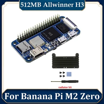 Для Banana Pi M2 Zero Alliwnner H3 Четырехъядерный Процессор Cortex-A7 512M DDR3 RAM с Открытым Исходным кодом Плата разработки компьютера BPI-M2 Zero