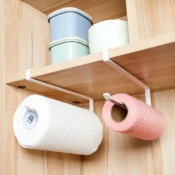 Держатель для туалетной бумаги без перфоратора, многофункциональный S-образный стержень для бумажных полотенец для ванной комнаты домашнего использования, принадлежности для ванной комнаты