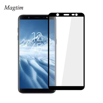 Magtim 9D Пленка из Закаленного Стекла для Samsung Galaxy J6 J600F J8 2018 С Полным Покрытием, Защитные Пленки для Экрана, 3D Защитная Пленка Для Телефона