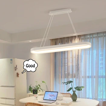 Современная светодиодная люстра NEO GLeam White 1200 мм для кухни, гостиной, столовой, Подвесная Люстра на шнуре, светильники, светильник