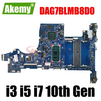 DAG7BLMB8D0 Для HP Pavilion 15T-CS 15-CS Материнская плата ноутбука с процессором i3-1005G1 i5-1035G4 I7-1065G7 V2G L67287-601 протестирована на 100%