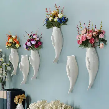 Настенный контейнер для цветов, ваза, привлекательный трехмерный цветочный горшок, настенный художественный декор, цветочный горшок для столовой