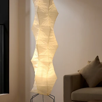 Торшер Akari Для гостиной Бумажная лампа в Бесшумном стиле Art Zen Bed & Breakfast Study Дизайнерская лампа