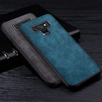 Чехол для телефона из искусственной кожи премиум-класса для Samsung Galaxy Note 9, устойчивый к царапинам, однотонный чехол для Samsung Galaxy Note 9, чехол