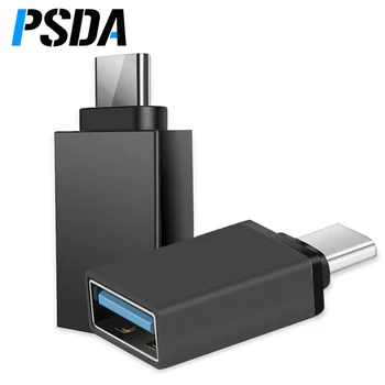 PSDA Алюминиевый сплав Мини OTG Кабель USB3.1 Адаптер Micro-USB Конвертер для ПК Android для Samsung S6 Планшет