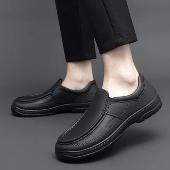 2023 новая обувь шеф-повара, нескользящая, маслостойкая, износостойкая, легкая мужская обувь без застежки, Размер 39-46