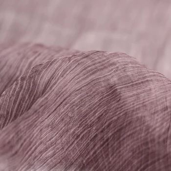 Красная малина, 30 граммов шелковой пряжи, окрашенной в легкие морщинки, ткани для шитья одежды, материалы для шитья одежды Бесплатная доставка