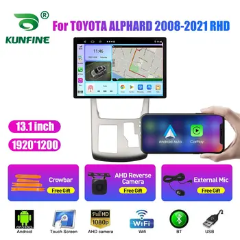13,1-дюймовое автомобильное радио для TOYOTA ALPHARD 2008 2009-21 Автомобильный DVD GPS навигация Стерео Carplay 2 Din Центральный мультимедийный Android Auto