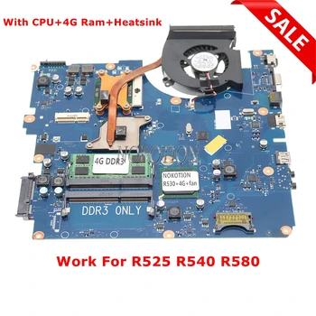 BA92-06336A BA92-07719B BA41-01225A Для Samsung R530 R528 Материнская плата ноутбука Heatisnk + процессор + 4G DDR3 RAM Вместо R525 R540 R580