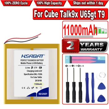 Аккумулятор HSABAT 11000mAh 28130188 для Cube Talk9x U65gt для ALLDOCUBE TALK9 TALK9X