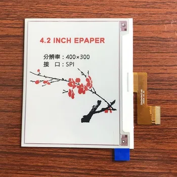 4,2-дюймовый 24-контактный SPI, красный, белый, черный, ЖК-дисплей для электронной бумаги Eink, UC8276, накопитель IC 400 * 300
