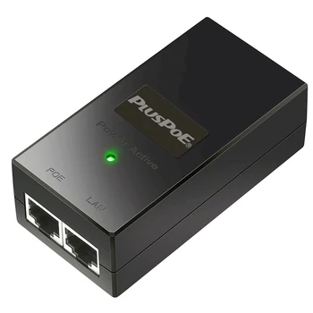 Гигабитный PoE Инжектор 55 В 30 Вт Адаптер Питания 1000 Мбит/С 802.3af для Ubiquiti CCTV Security IP Camera Phone