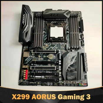 X299 AORUS Gaming 3 Для Gigabyte Поддерживает Процессоры Core X-Series DDR4 LGA2066 256GB ATX Материнская Плата Высокого Качества Быстрая Доставка