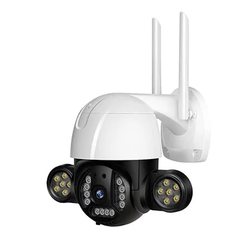 3-мегапиксельная PTZ WiFi камера безопасности наружная WiFi прожекторная камера беспроводная камера наблюдения с цветным ночным видением водонепроницаемая