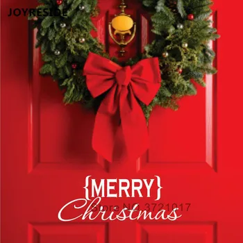 Дверная Наклейка С Рождественскими Надписями Праздничный Декор Двери Наклейки На Стены Домашнее Рождественское Украшение Наклейки На Стены Наклейка На Дверь Виниловая M483