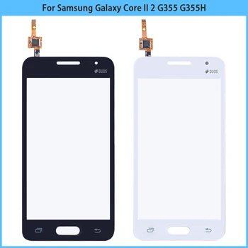 Новый Сенсорный Экран G355 Для Samsung Galaxy Core 2 II SM-G355H G355H G355 G355M Сенсорная Панель Сенсор Дигитайзер Переднее Стекло