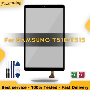 100% Проработанная Сенсорная Панель Для Samsung Galaxy Tab A 10.1 2019 T510 T515 T517 SM-T510 Сенсорный Экран Переднее Стекло Для T510 Touch + Инструменты