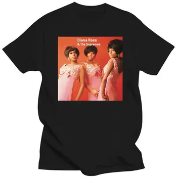 Мужская одежда, винтажная футболка The Supremes Diana Ross, Размер S, M, L, Xl, 2Xl, дышащая футболка
