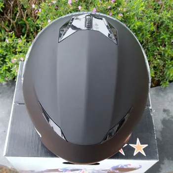 Откидной шлем, матовый черный мотоциклетный шлем с двойным козырьком, Мужской и женский полнолицевой шлем для мотокросса Capacete, одобренный ЕЭК