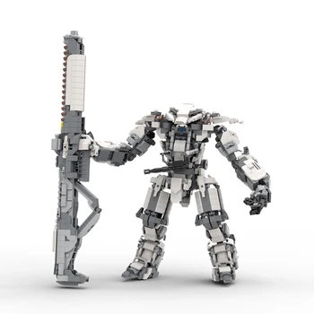 MK17 Строительные блоки робота-хранителя Titan MOC C9361 Боевое ружье, Военные Механические кирпичи, креативные игровые игрушки, подарок детям на День рождения